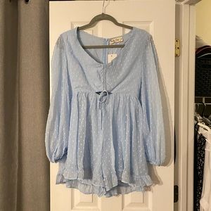Blue romper